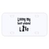 Personalized 3 X 6 Heavy Duty Plastic License Plate Thumbnail