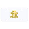 Personalized 3 X 6 Heavy Duty Plastic License Plate Thumbnail