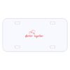 Personalized 3 X 6 Heavy Duty Plastic License Plate Thumbnail