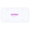 Personalized 3 X 6 Heavy Duty Plastic License Plate Thumbnail