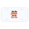 Personalized 3 X 6 Heavy Duty Plastic License Plate Thumbnail