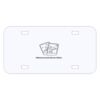 Personalized 3 X 6 Heavy Duty Plastic License Plate Thumbnail