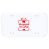Personalized 3 X 6 Heavy Duty Plastic License Plate Thumbnail