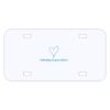 Personalized 3 X 6 Heavy Duty Plastic License Plate Thumbnail
