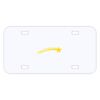 Personalized 3 X 6 Heavy Duty Plastic License Plate Thumbnail