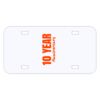 Personalized 3 X 6 Heavy Duty Plastic License Plate Thumbnail