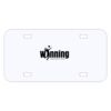 Personalized 3 X 6 Heavy Duty Plastic License Plate Thumbnail