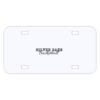 Personalized 3 X 6 Heavy Duty Plastic License Plate Thumbnail