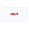 Personalized 3 X 6 Heavy Duty Plastic License Plate Thumbnail