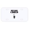 Personalized 3 X 6 Heavy Duty Plastic License Plate Thumbnail