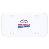 Personalized 3 X 6 Heavy Duty Plastic License Plate Thumbnail