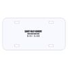 Personalized 3 X 6 Heavy Duty Plastic License Plate Thumbnail