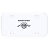Personalized 3 X 6 Heavy Duty Plastic License Plate Thumbnail