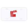 Personalized 3 X 6 Heavy Duty Plastic License Plate Thumbnail