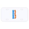 Personalized 3 X 6 Heavy Duty Plastic License Plate Thumbnail