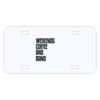 Personalized 3 X 6 Heavy Duty Plastic License Plate Thumbnail