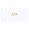 Personalized 3 X 6 Heavy Duty Plastic License Plate Thumbnail