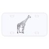 Personalized 3 X 6 Heavy Duty Plastic License Plate Thumbnail