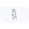 Personalized 3 X 6 Heavy Duty Plastic License Plate Thumbnail