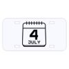 Personalized 3 X 6 Heavy Duty Plastic License Plate Thumbnail