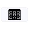 Personalized 3 X 6 Heavy Duty Plastic License Plate Thumbnail