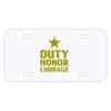 Personalized 3 X 6 Heavy Duty Plastic License Plate Thumbnail