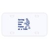 Personalized 3 X 6 Heavy Duty Plastic License Plate Thumbnail
