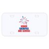 Personalized 3 X 6 Heavy Duty Plastic License Plate Thumbnail