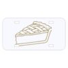 Personalized 3 X 6 Heavy Duty Acrylic / Plastic License Plate Thumbnail