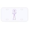 Personalized 3 X 6 Heavy Duty Acrylic / Plastic License Plate Thumbnail