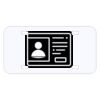Personalized 3 X 6 Heavy Duty Acrylic / Plastic License Plate Thumbnail