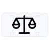 Personalized 3 X 6 Heavy Duty Acrylic / Plastic License Plate Thumbnail