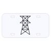 Personalized 3 X 6 Heavy Duty Acrylic / Plastic License Plate Thumbnail