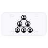 Personalized 3 X 6 Heavy Duty Acrylic / Plastic License Plate Thumbnail