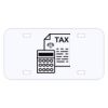 Personalized 3 X 6 Heavy Duty Acrylic / Plastic License Plate Thumbnail