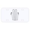 Personalized 3 X 6 Heavy Duty Acrylic / Plastic License Plate Thumbnail