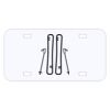 Personalized 3 X 6 Heavy Duty Acrylic / Plastic License Plate Thumbnail