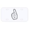 Personalized 3 X 6 Heavy Duty Acrylic / Plastic License Plate Thumbnail