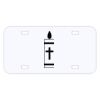Personalized 3 X 6 Heavy Duty Acrylic / Plastic License Plate Thumbnail