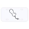 Personalized 3 X 6 Heavy Duty Acrylic / Plastic License Plate Thumbnail