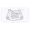 Personalized 3 X 6 Heavy Duty Acrylic / Plastic License Plate Thumbnail