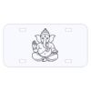 Personalized 3 X 6 Heavy Duty Acrylic / Plastic License Plate Thumbnail