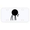 Personalized 3 X 6 Heavy Duty Acrylic / Plastic License Plate Thumbnail