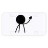Personalized 3 X 6 Heavy Duty Acrylic / Plastic License Plate Thumbnail