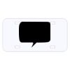 Personalized 3 X 6 Heavy Duty Acrylic / Plastic License Plate Thumbnail