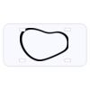 Personalized 3 X 6 Heavy Duty Acrylic / Plastic License Plate Thumbnail