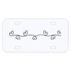Personalized 3 X 6 Heavy Duty Acrylic / Plastic License Plate Thumbnail