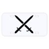 Personalized 3 X 6 Heavy Duty Acrylic / Plastic License Plate Thumbnail