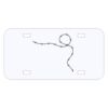 Personalized 3 X 6 Heavy Duty Acrylic / Plastic License Plate Thumbnail