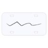 Personalized 3 X 6 Heavy Duty Acrylic / Plastic License Plate Thumbnail